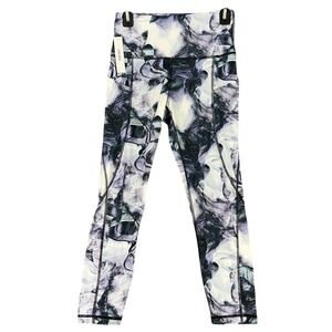 Ododos High Waist Yoga Leggings Women S Athletic Training Performance Abstract